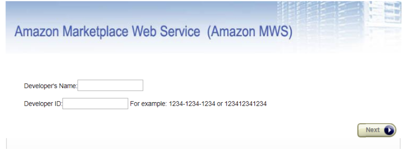 Enter the Developer Name and ID - How To Find My Amazon Seller ID, Merchant ID, and Merchant Token?