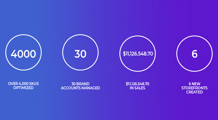 6 new storefronts created - Add Millions In Amazon Sales By Optimizing Thousands of Listings [Anonymous Client Case Study]