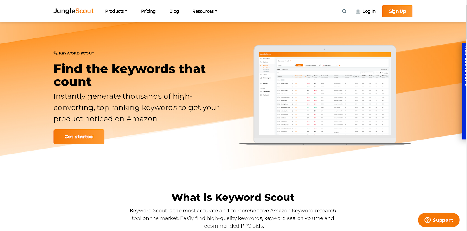 Keyword Scout Amazon Marketplace keyword research Jungle Scout