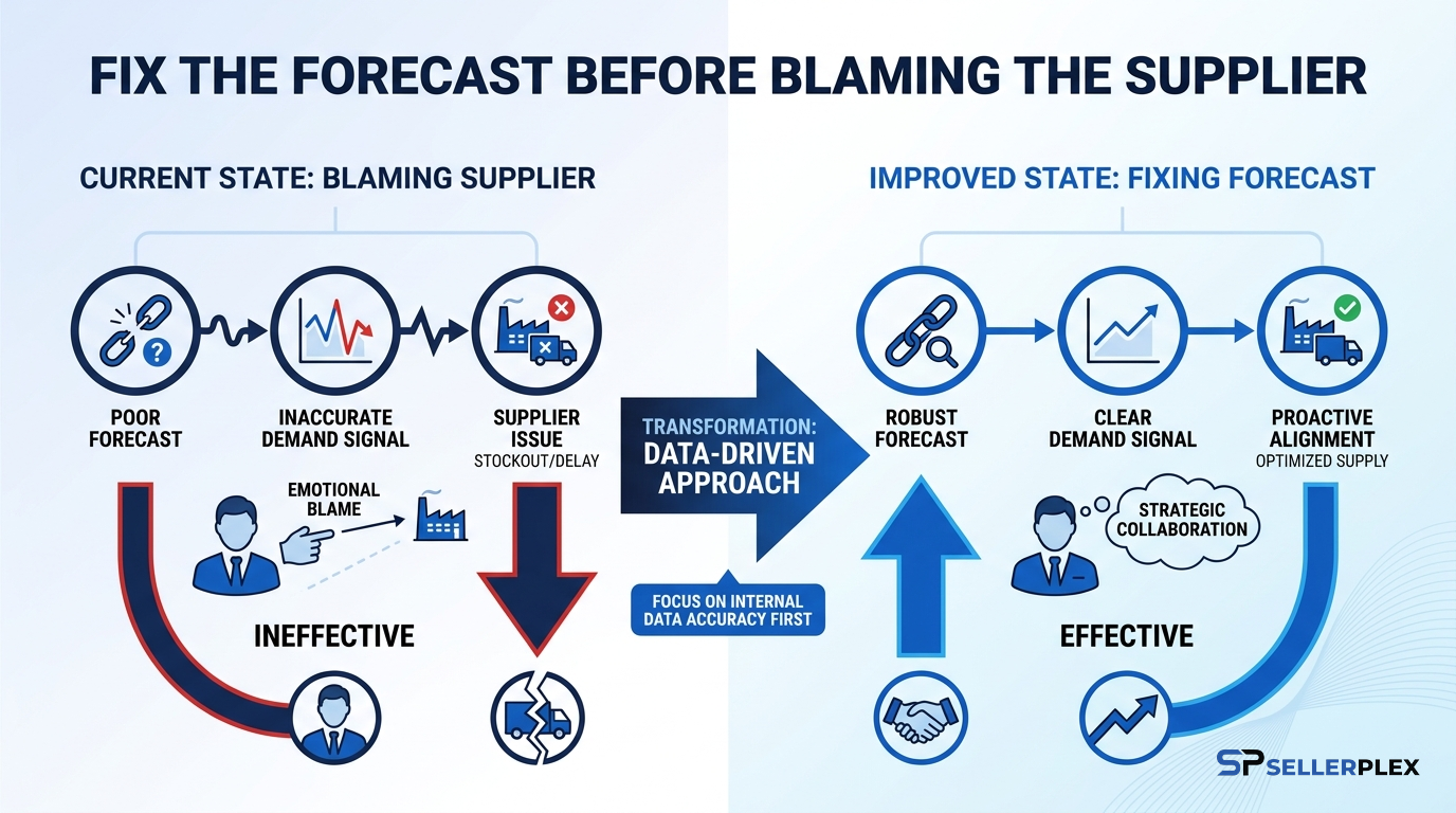 Fix the forecast before blaming the supplier