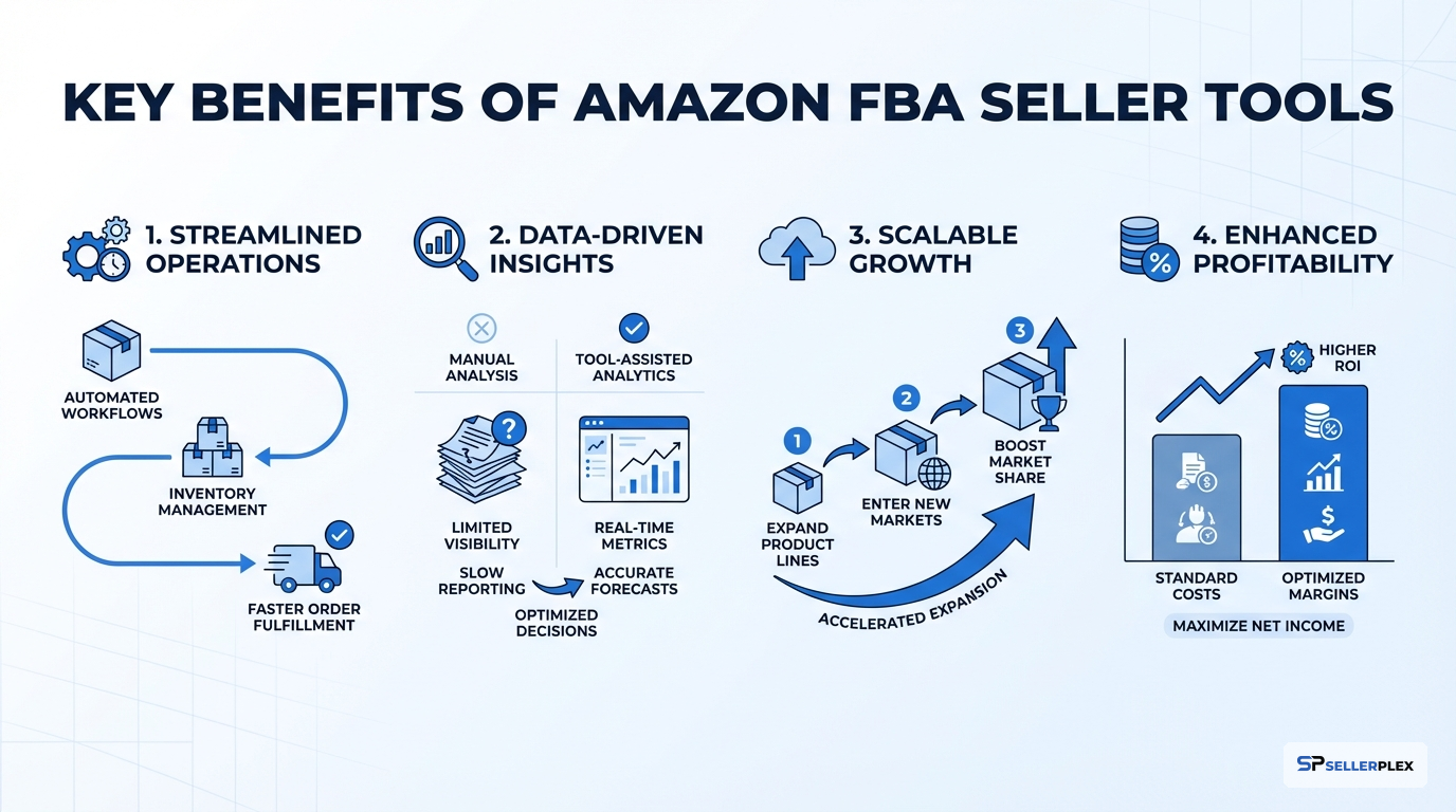 Key Benefits of Amazon FBA Seller Tools
