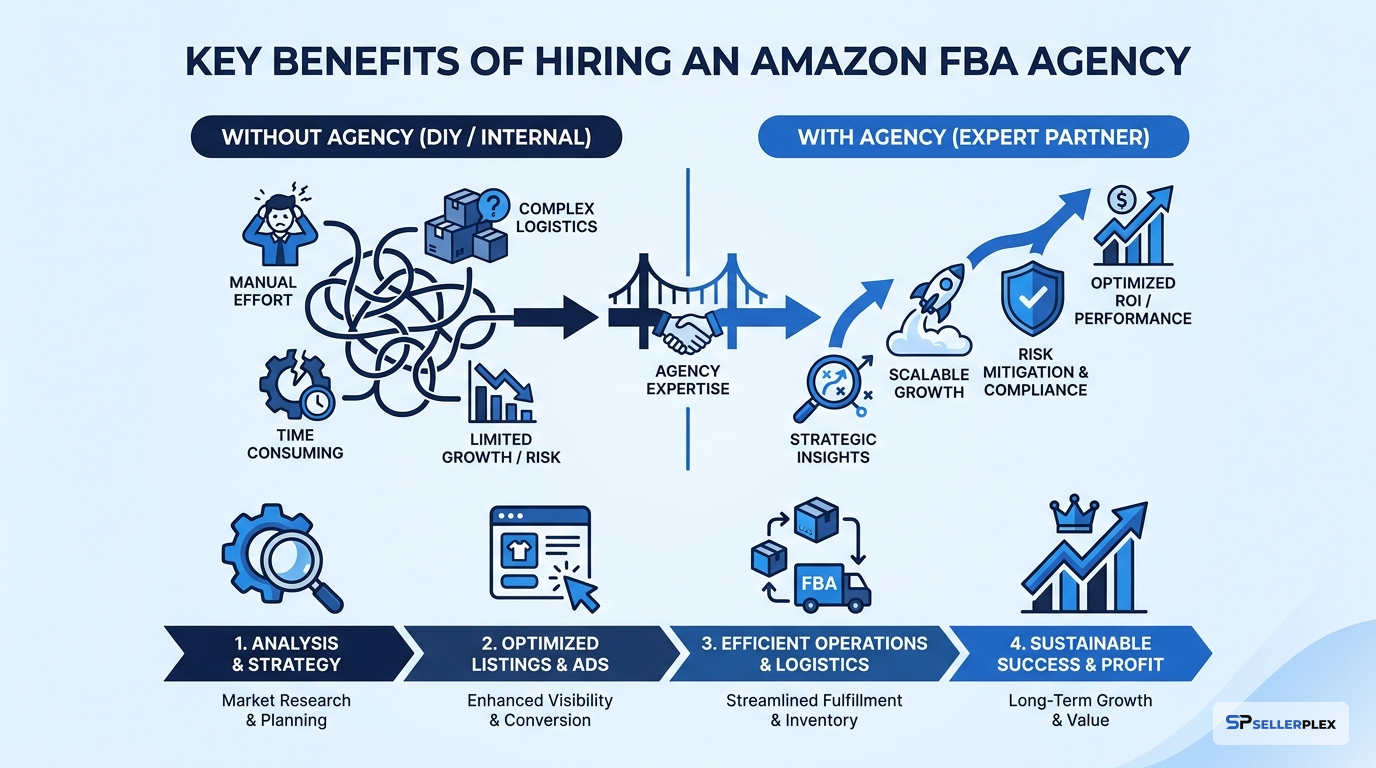 Key Benefits of Hiring an Amazon FBA Agency