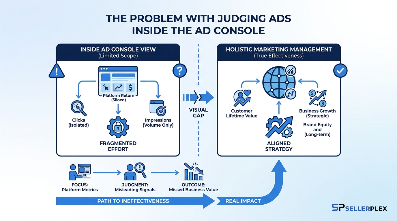 The problem with judging ads inside the ad console
