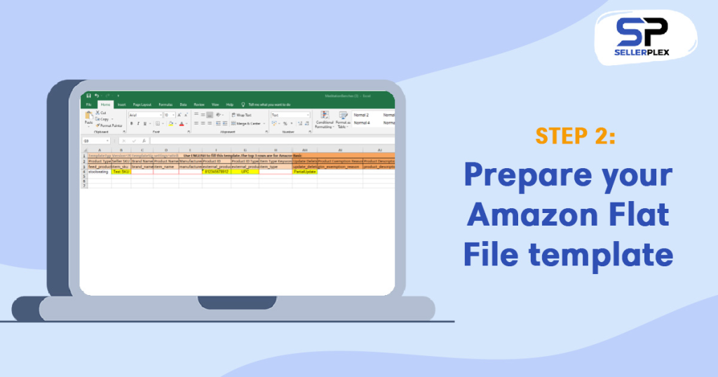 Step 2: Fill in the necessary data for your partial update. - UPC Switch-Up! How to Update UPC Codes on Amazon for